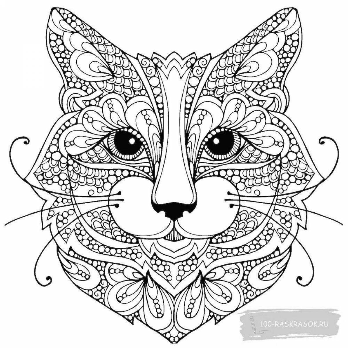 Glorious coloring for girls 12 years old - cats