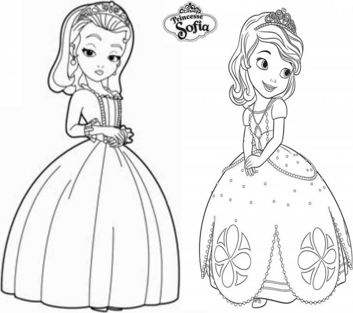 Amazing coloring book for girls