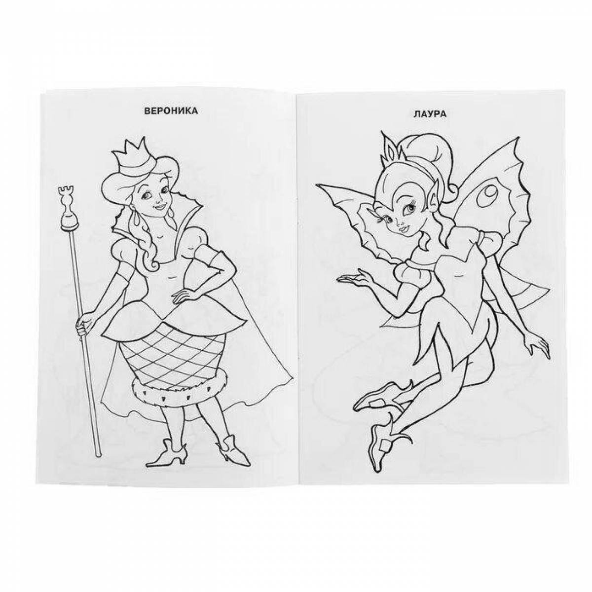 Amazing coloring pages for girls