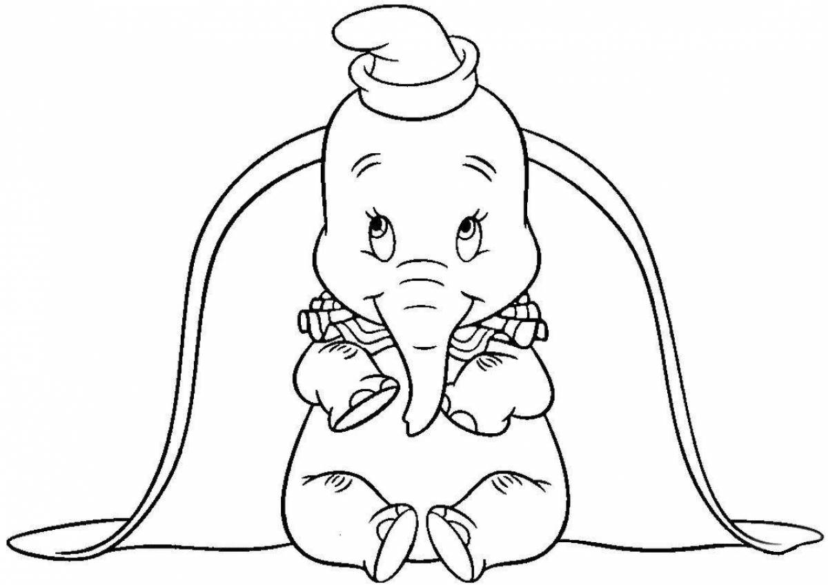 Sparkling jumbo coloring page