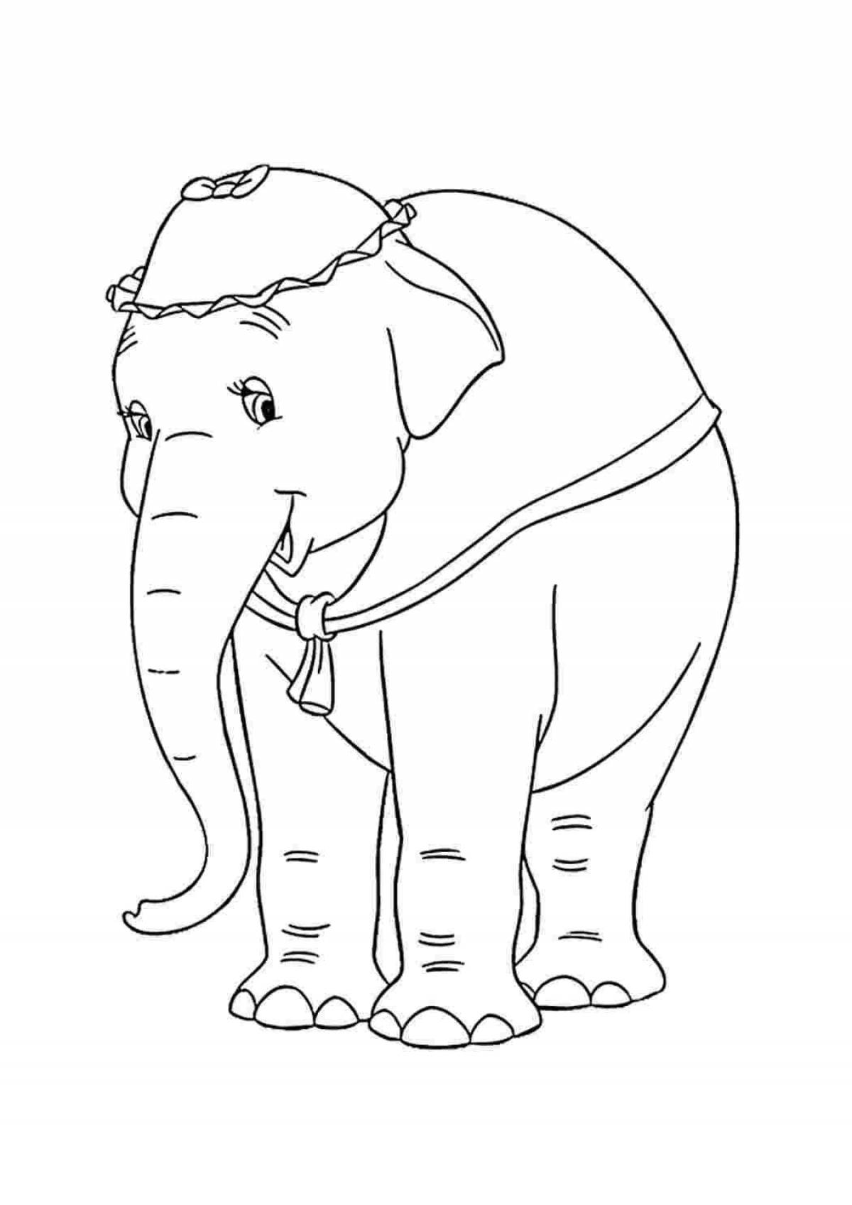 Bright jumbo coloring page