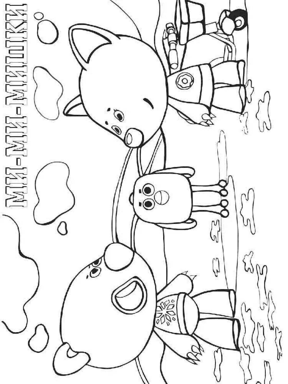 Mimimi's funny coloring book