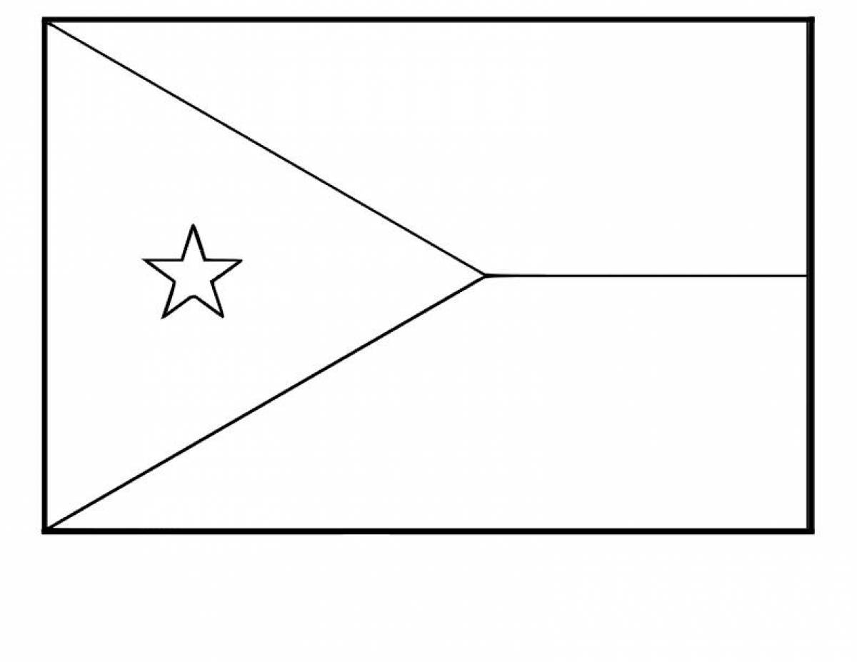 Флаг джибути