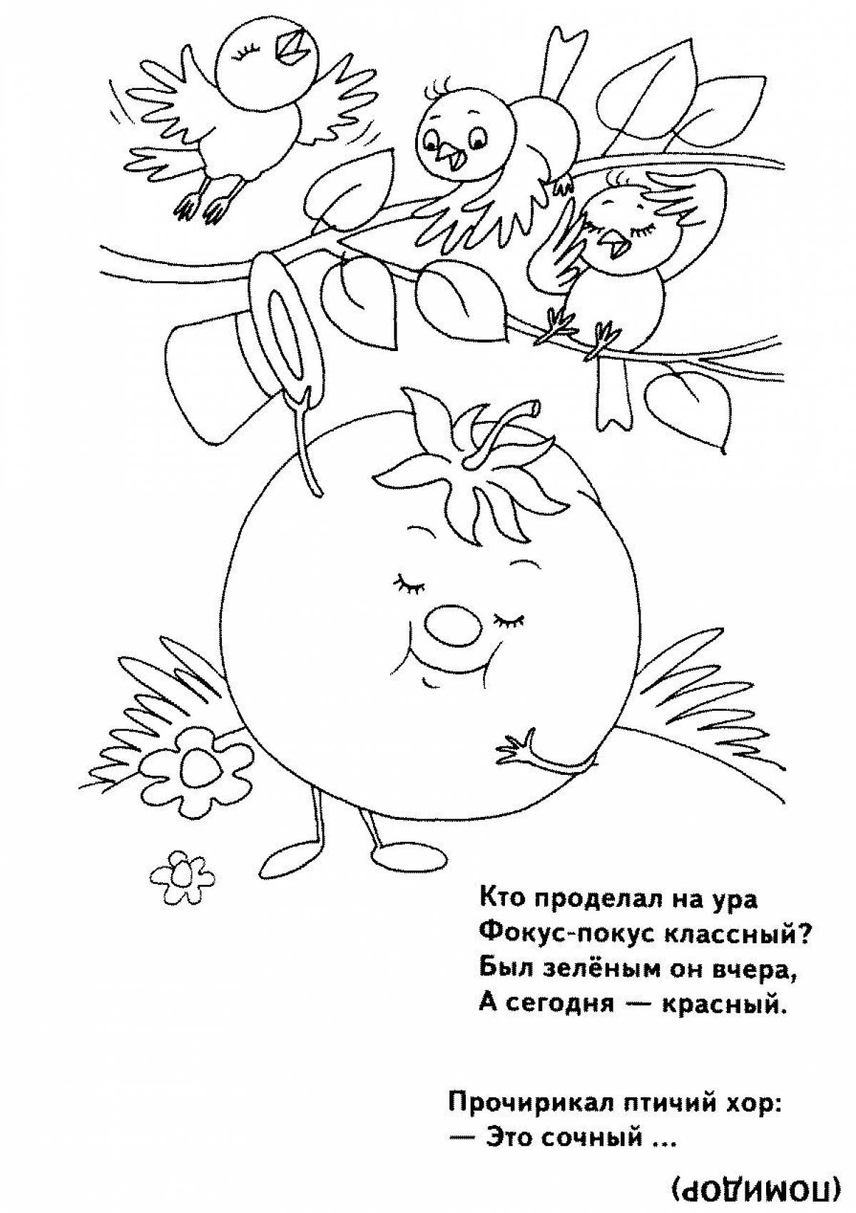 Riddles coloring pages