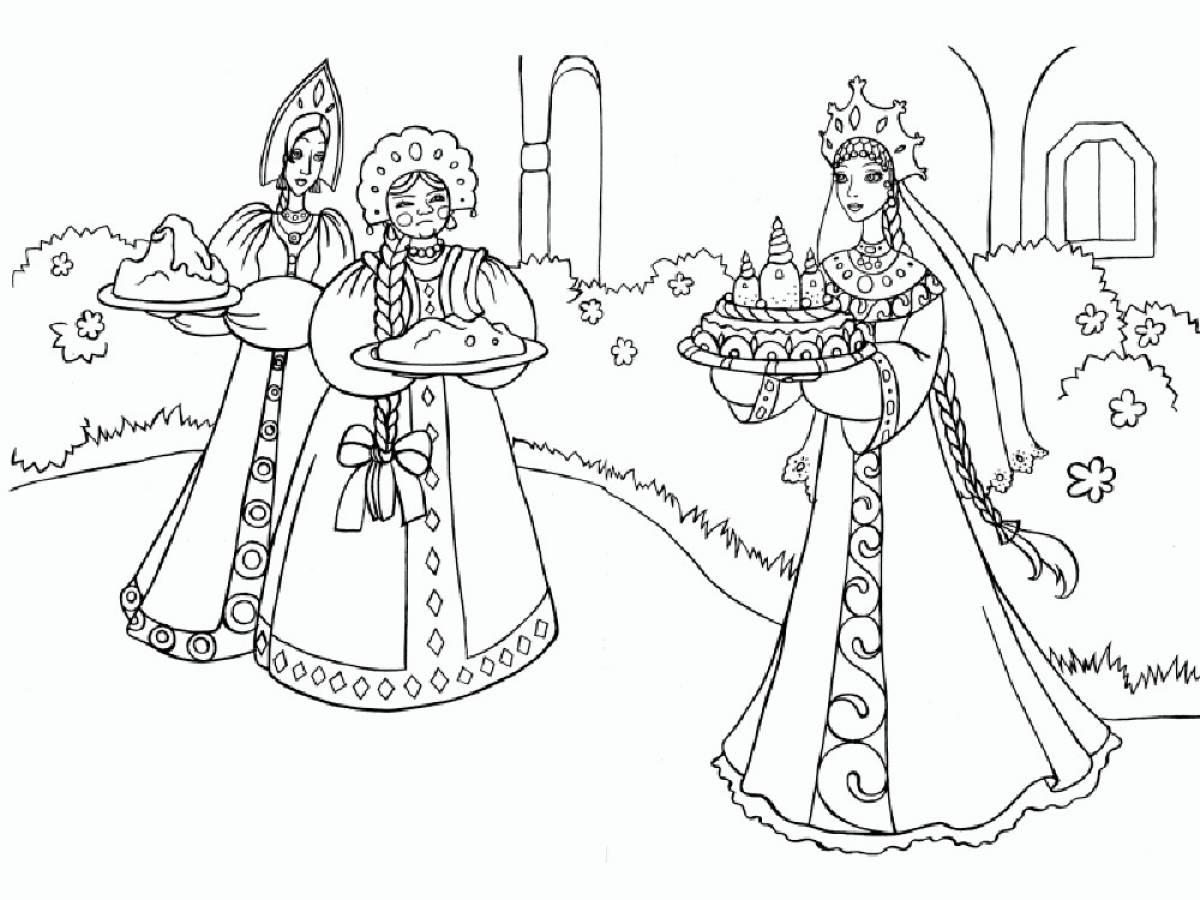 Princess Frog Coloring Pages