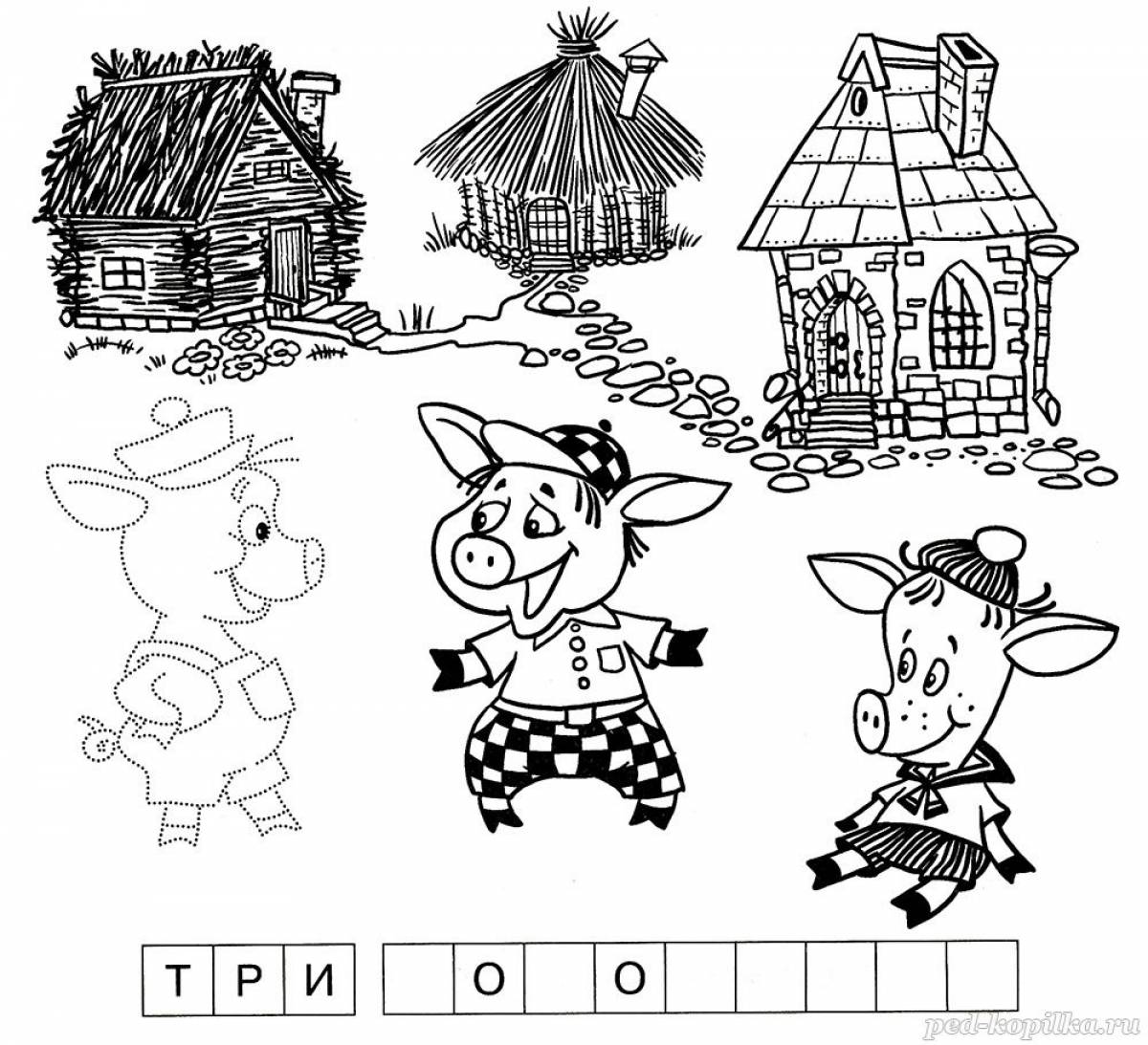 Three little pigs crossword