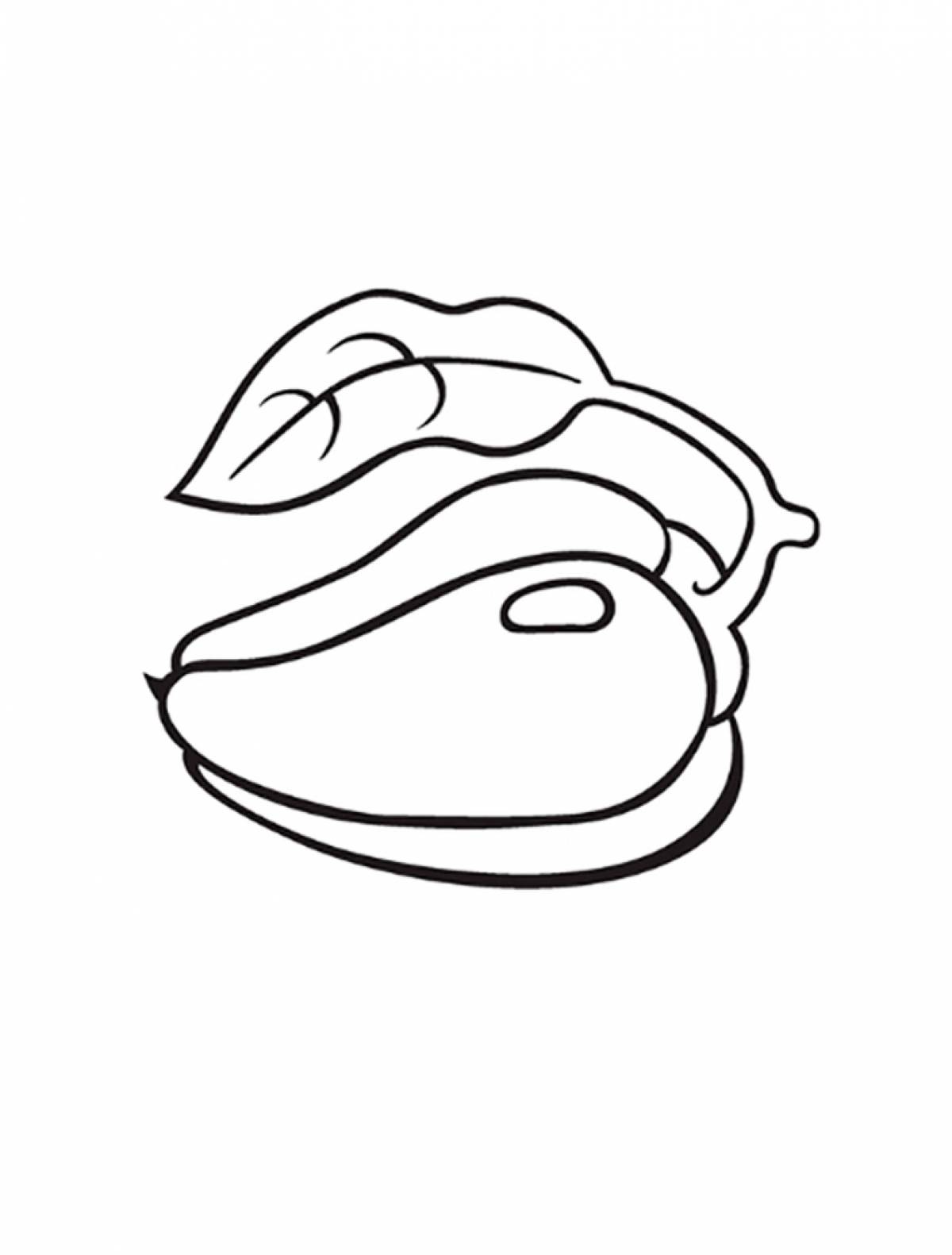 Photo Pepper with leaf