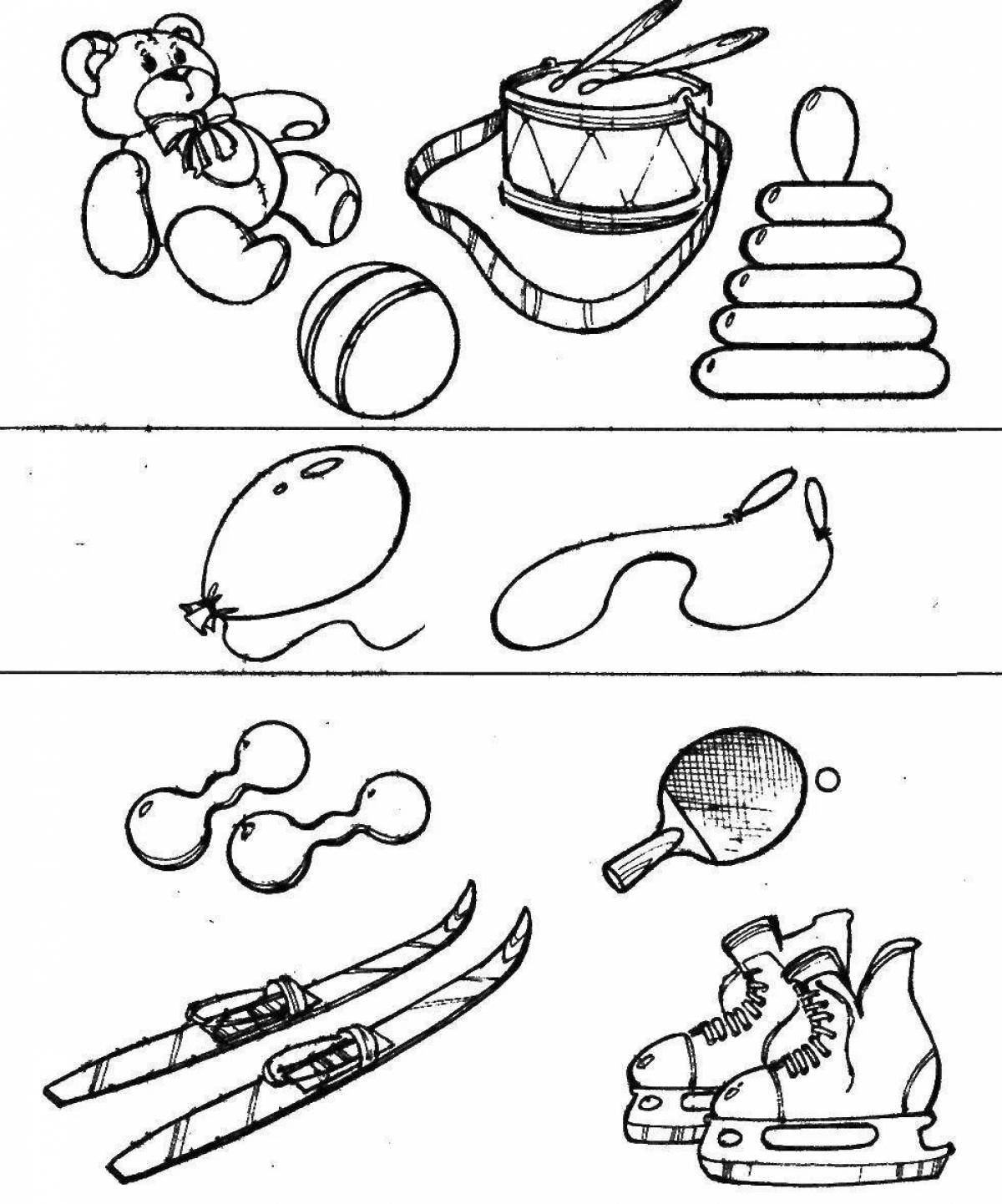 Предметы рисунок для детей. Спортивные предметы задания для дошкольников. Схематичное изображение предметов. Раскраска предметы. Предметы для раскрашивания детям.