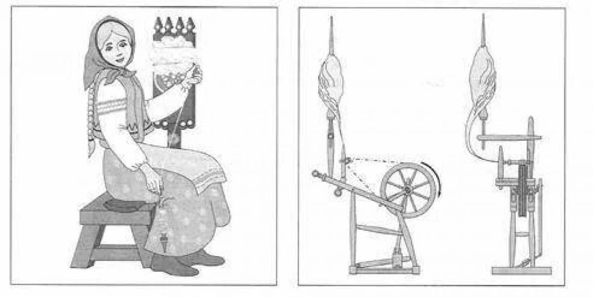 Картинка веретено для детей из сказки
