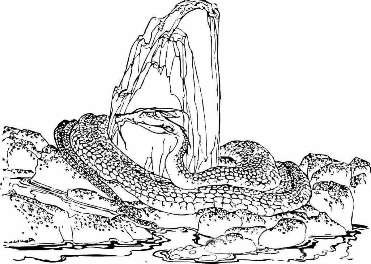 Coloring Pages Titanoboa (29 pcs) - download or print for free #12845