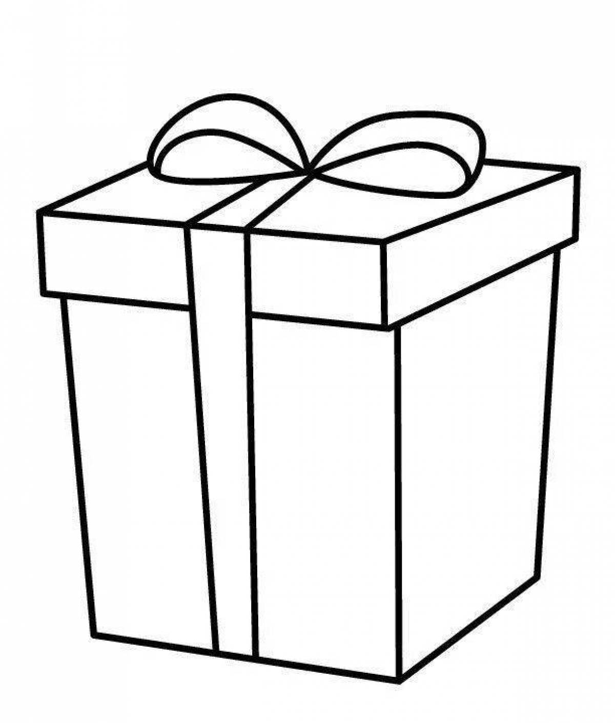 Нарисовать подарки ребенку. Подарок раскраска. Подарок раскраска для детей. Подарочная коробка раскраска. Раскраска коробка с подарком.