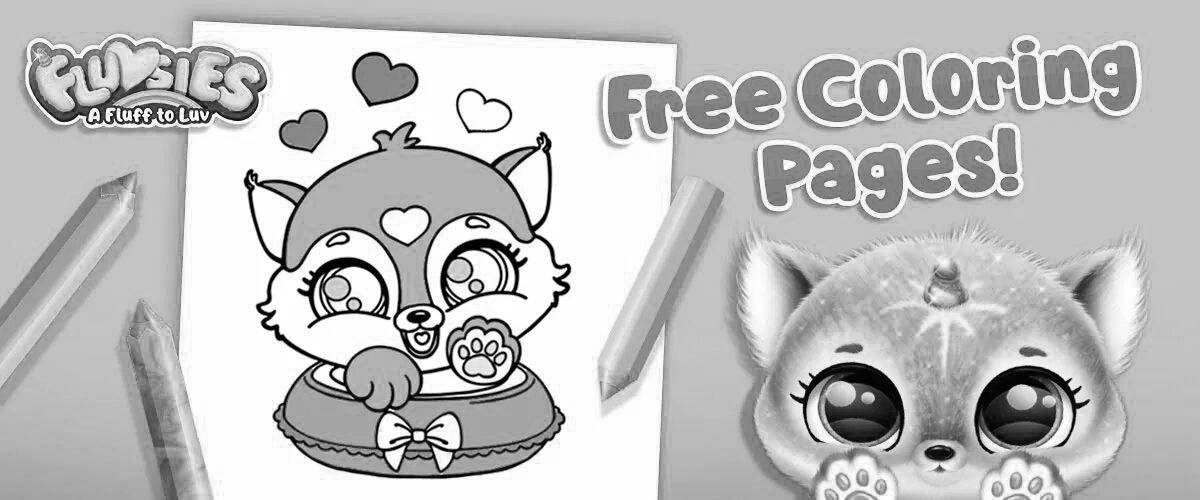 Fluvsies Coloring Pages: Coloring Pages Fluvsies (29 Pcs)