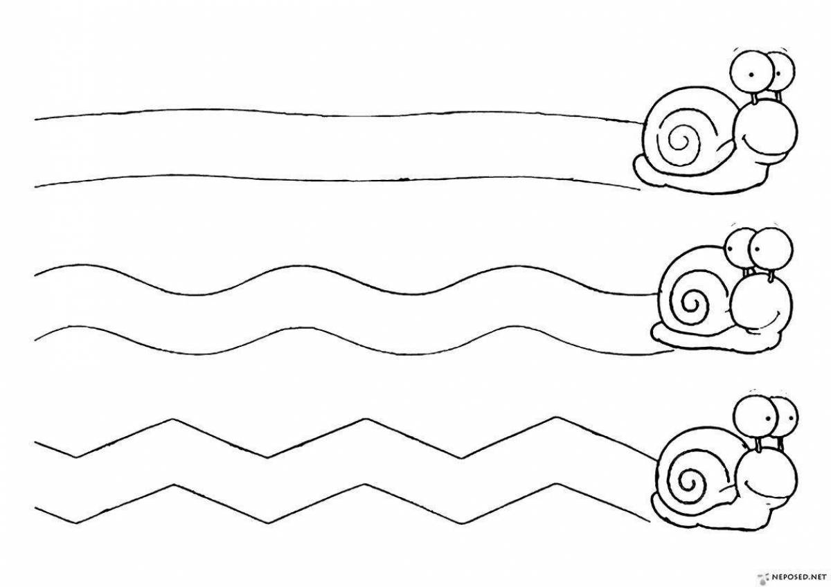 Линии рисунок 4. Графомоторика улитка. Дорожки для мелкой моторики. Дорожки для рисования детям. Графические дорожки для дошкольников.