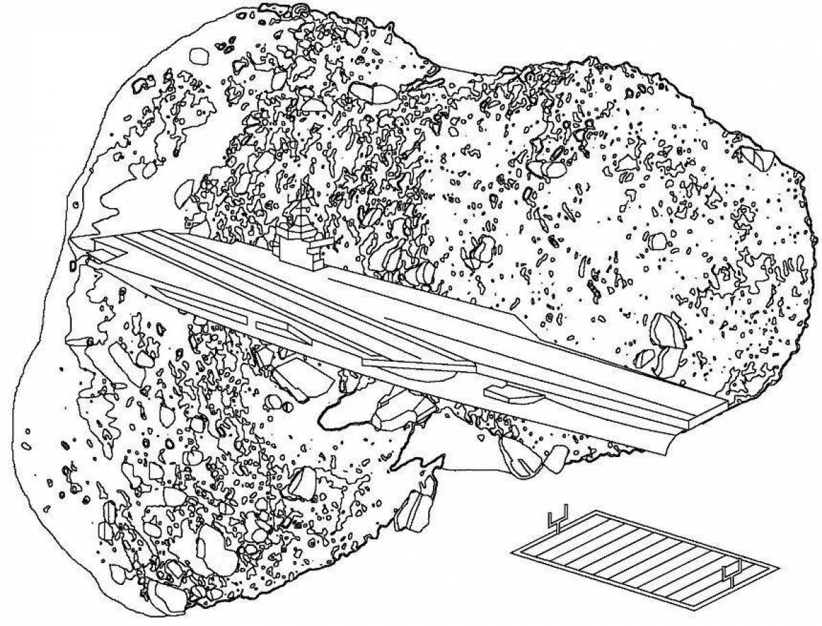 Метеорит рисунок карандашом для детей