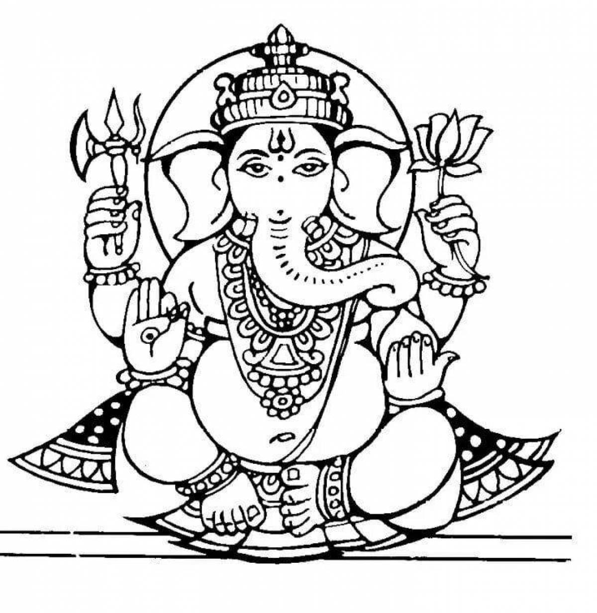 Рисунки древней индии. Бог Ганеша древней Индии. Бог Ганеша древней Индии рисунок. Ганапати Ганеша арт. Бог Ганеша в Индии рисунок легко.