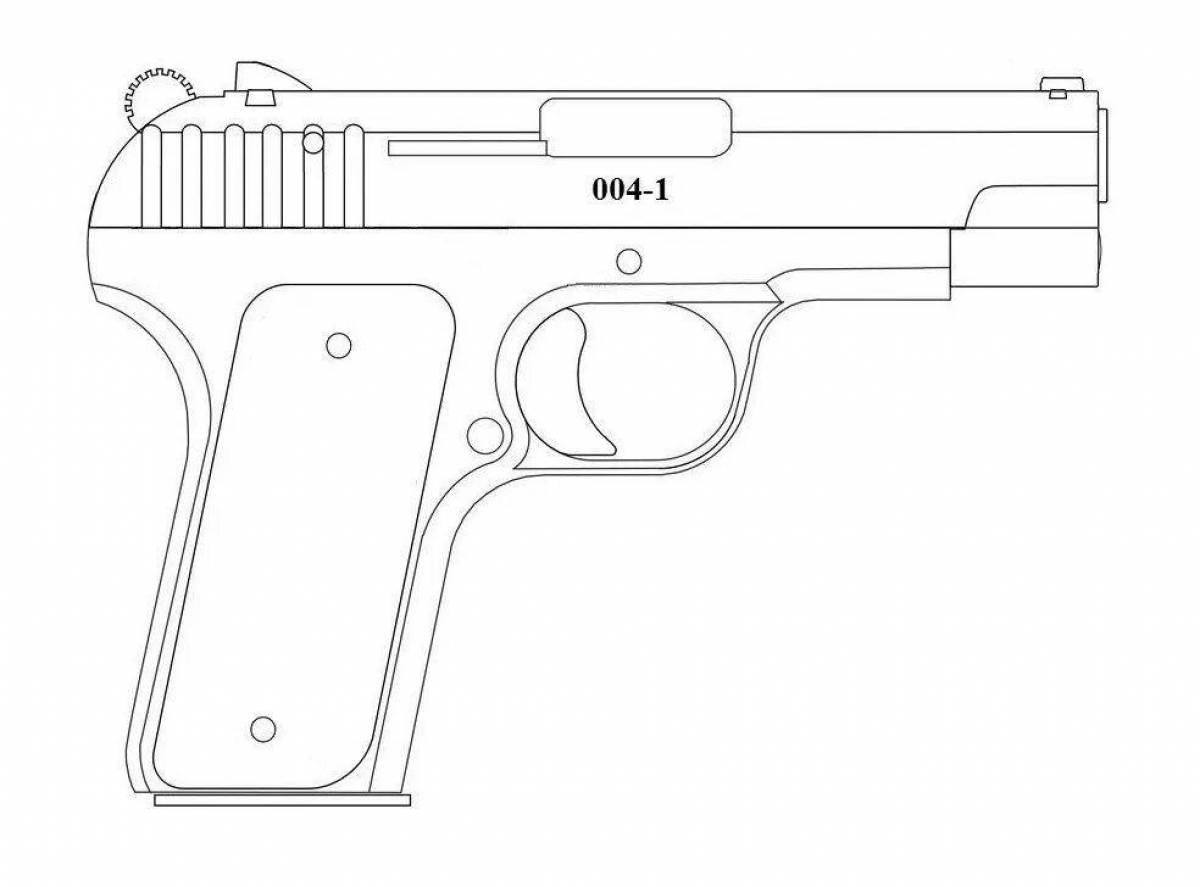 Тт пистолет рисовать