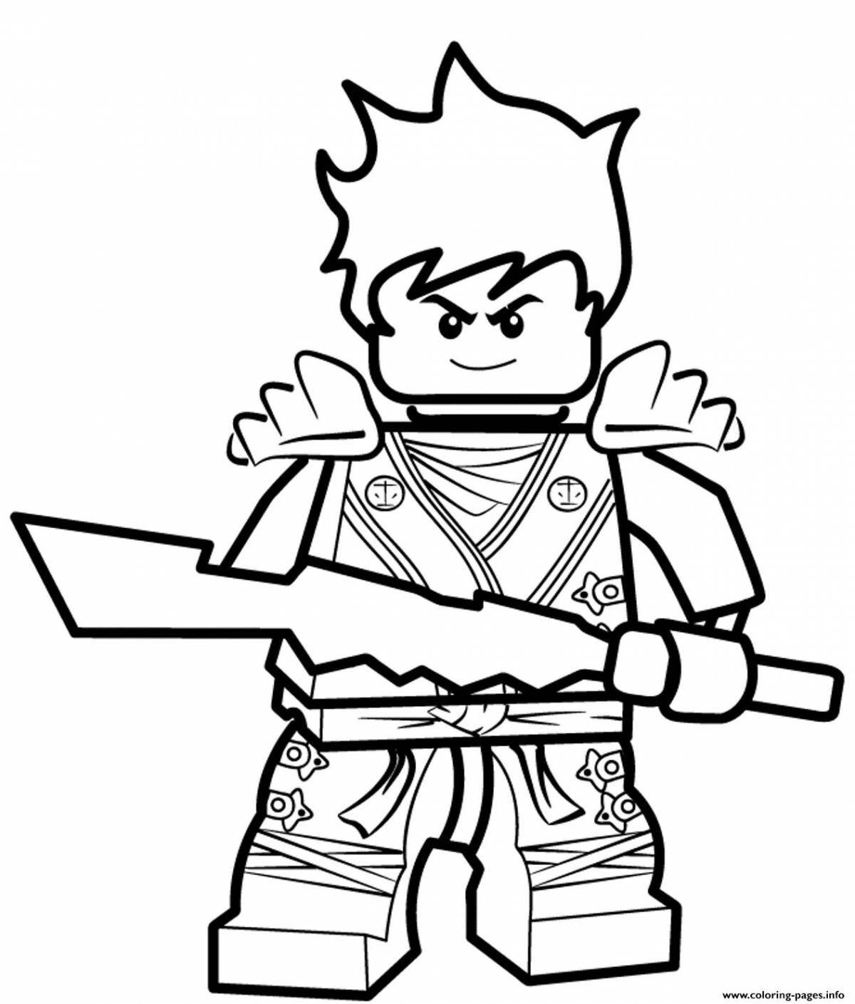 Great ninjago coloring book