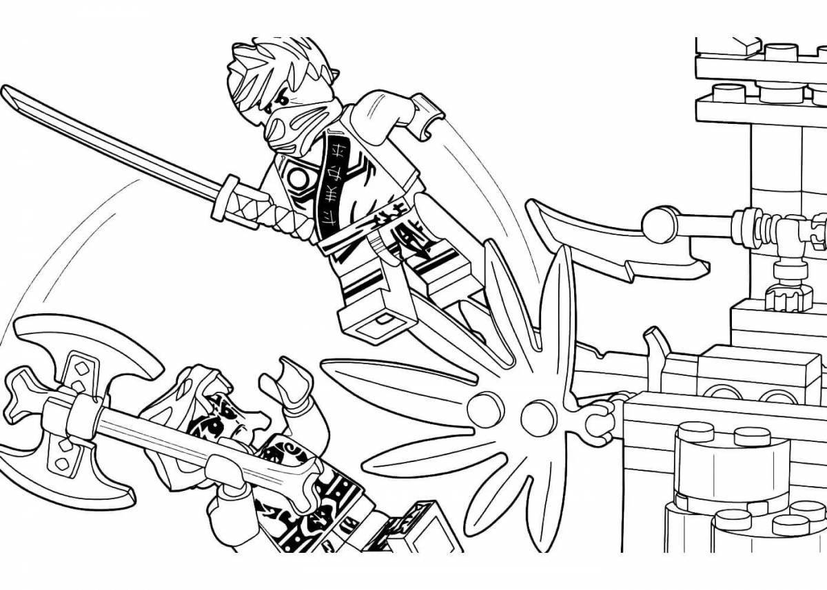 Awesome ninjago coloring book