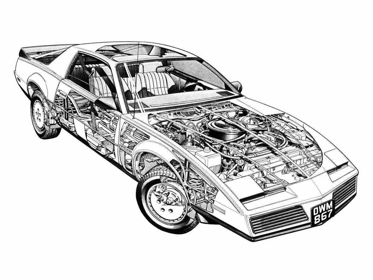 Coloring page shiny pontiac