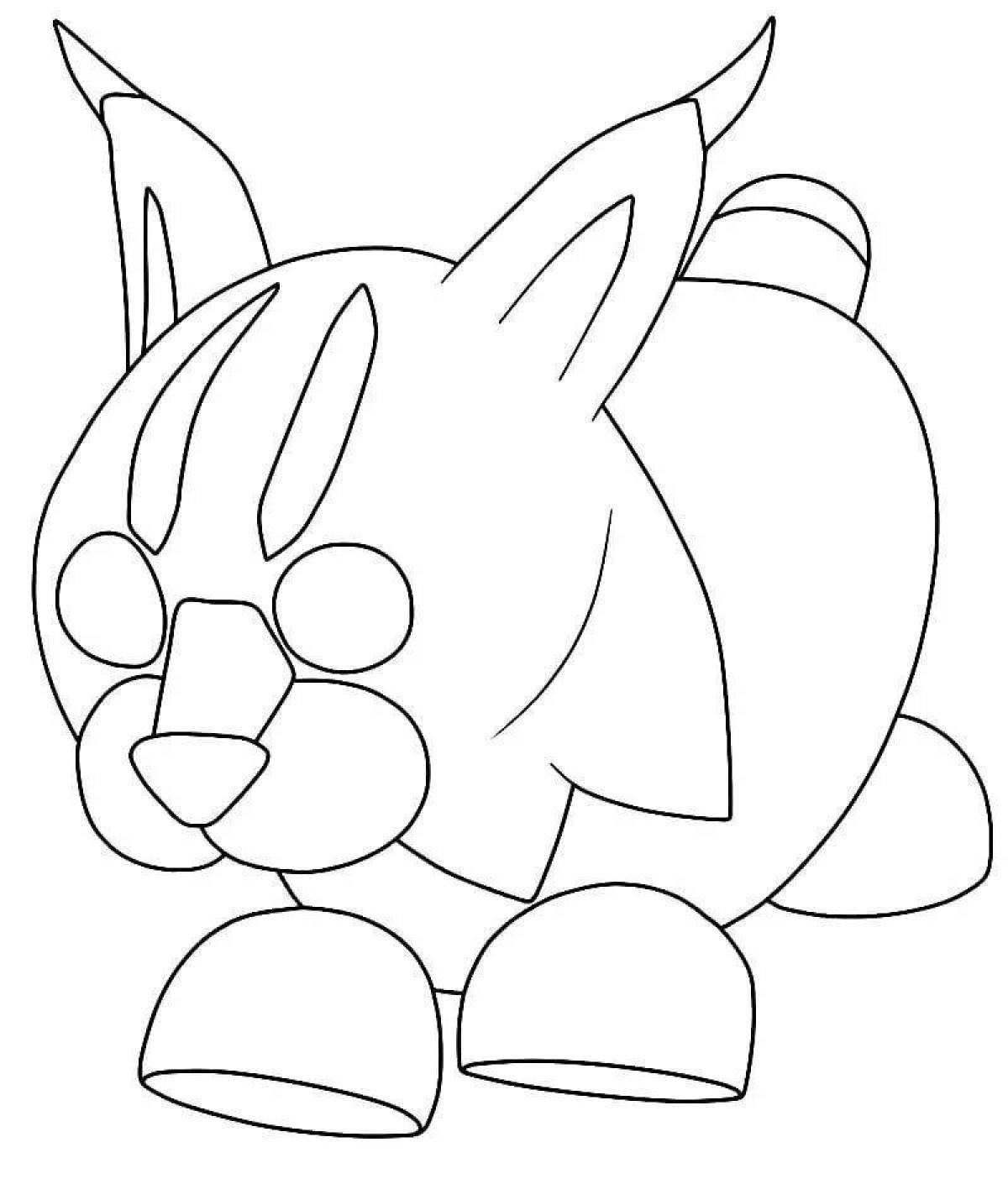 Adorable coloring page adopt