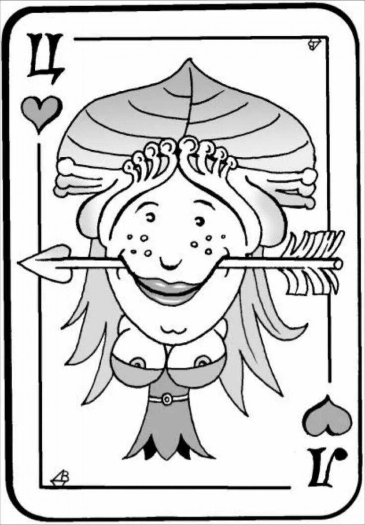 Creative changeling coloring page