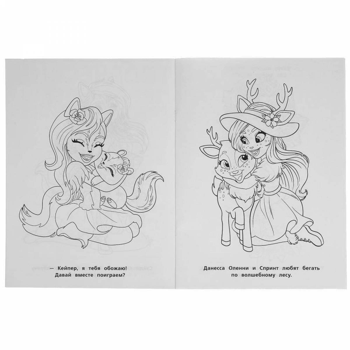 Color explosion changeling coloring book
