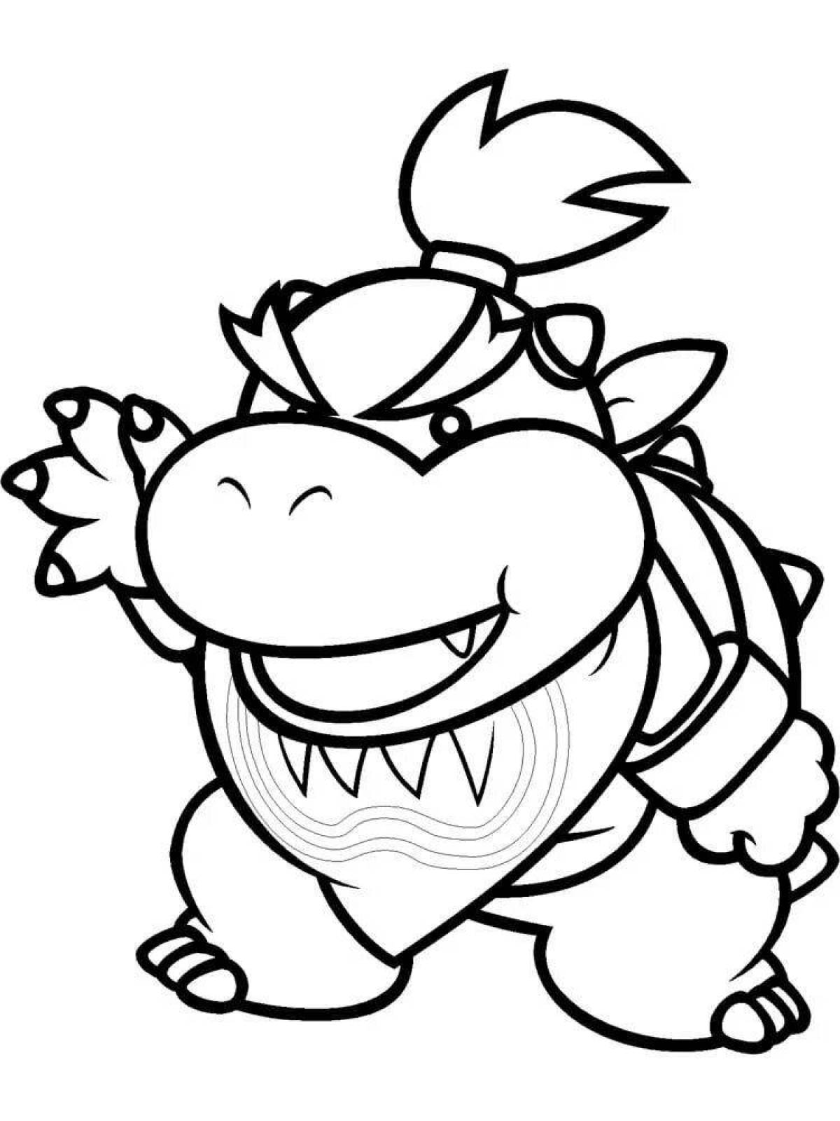Great bowser coloring book