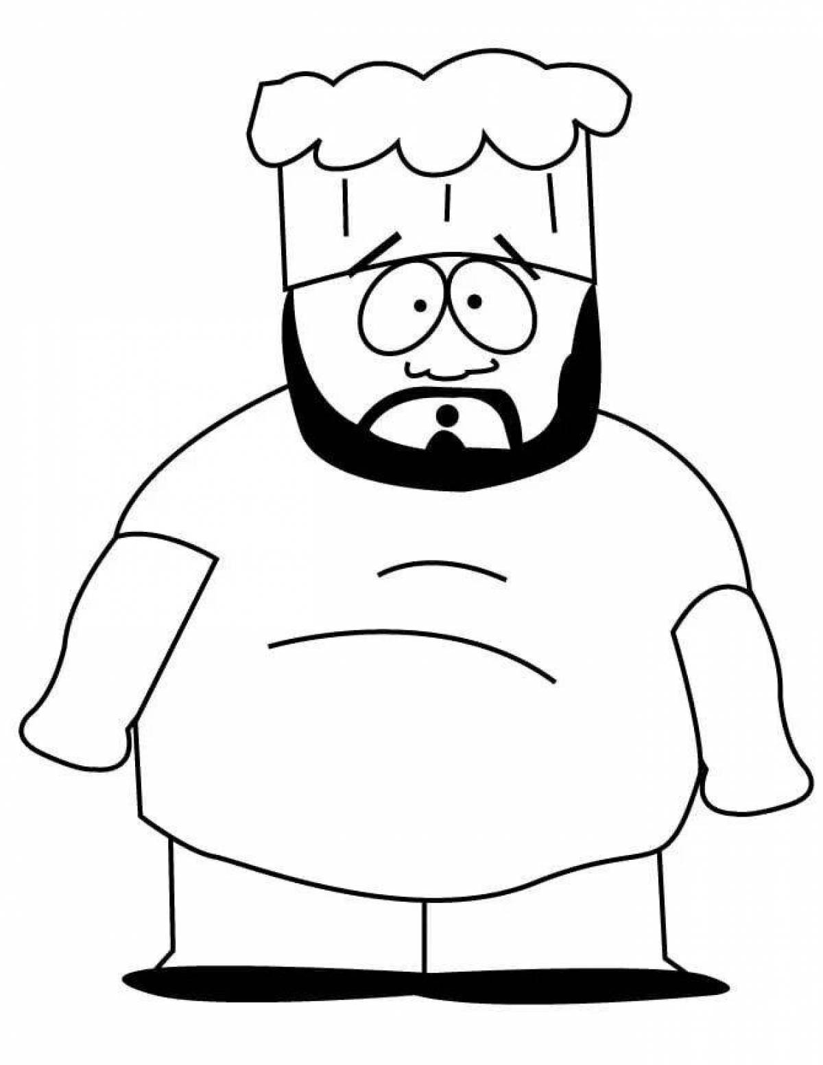 Kenny crazy coloring pages