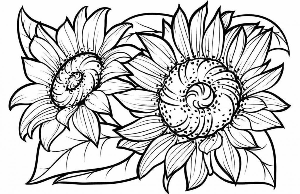 Tempting coloring page vector