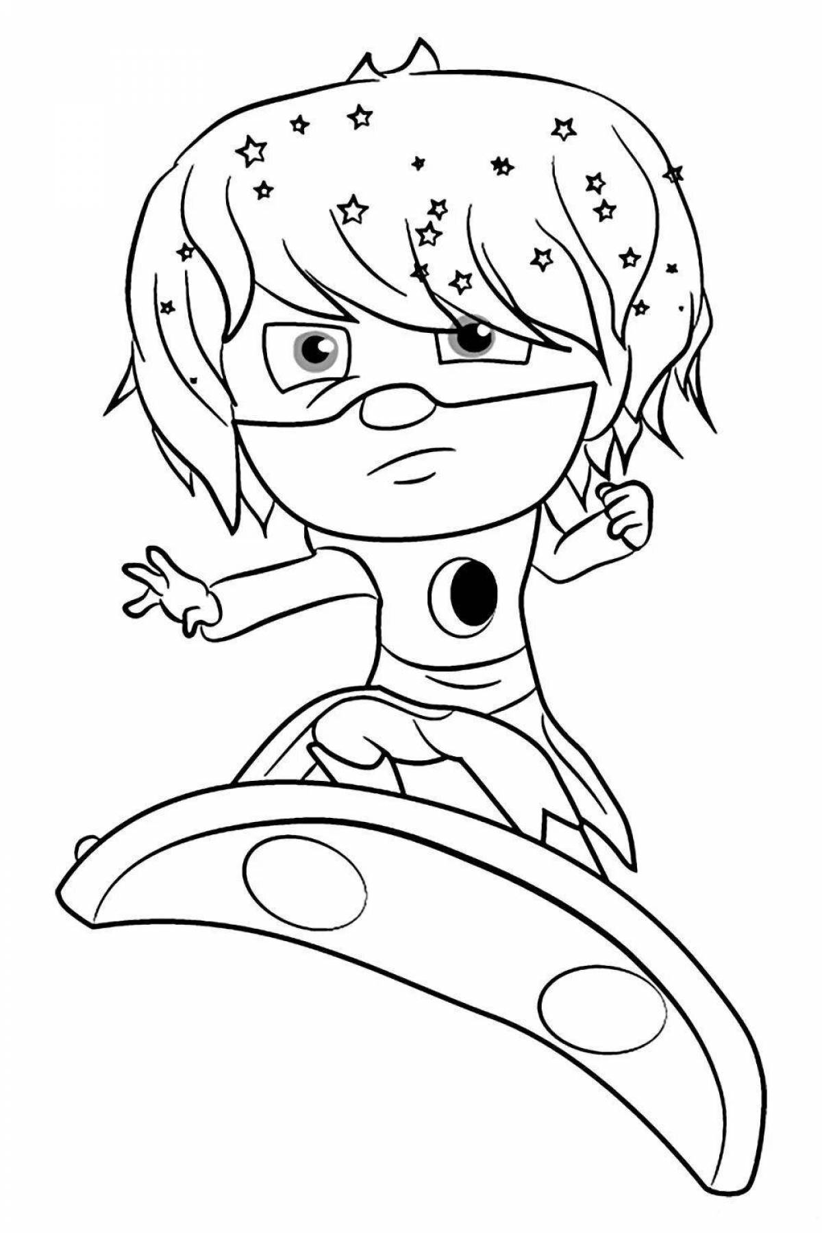 Dynamic romeo coloring page