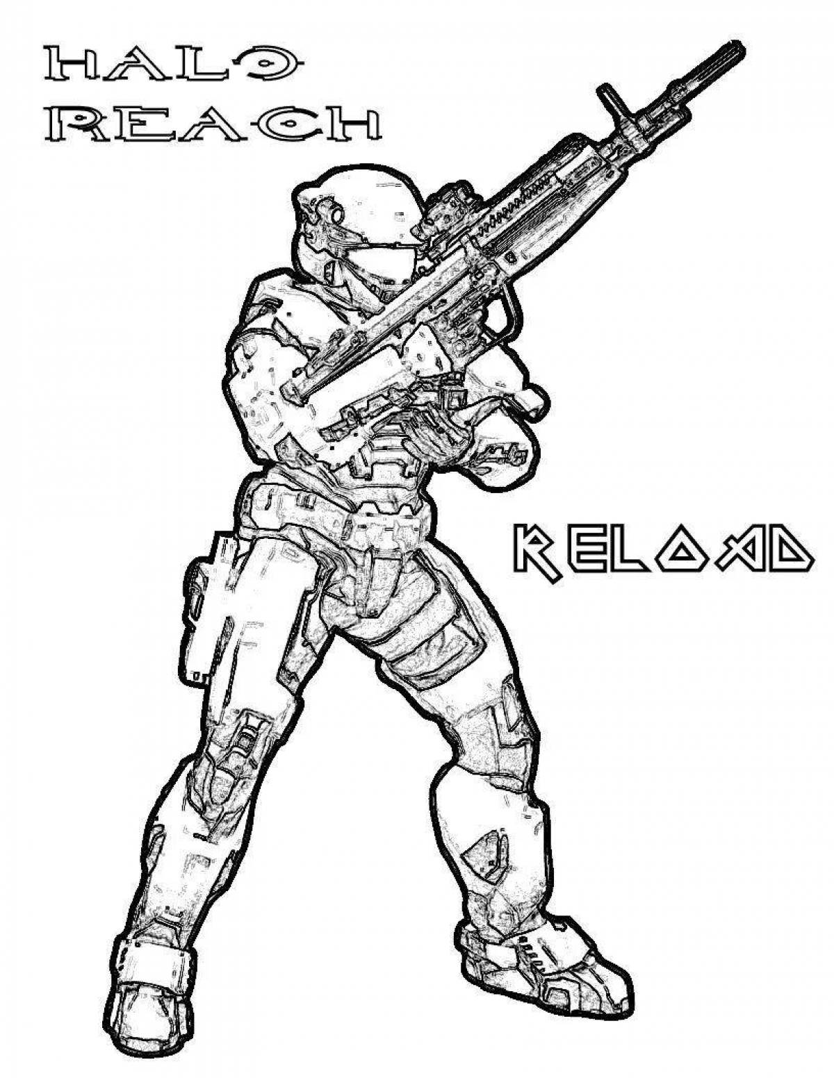 Fat warface coloring page