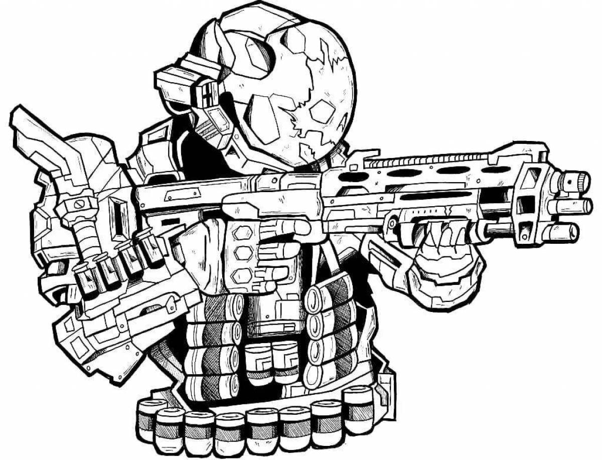 Exotic warface coloring