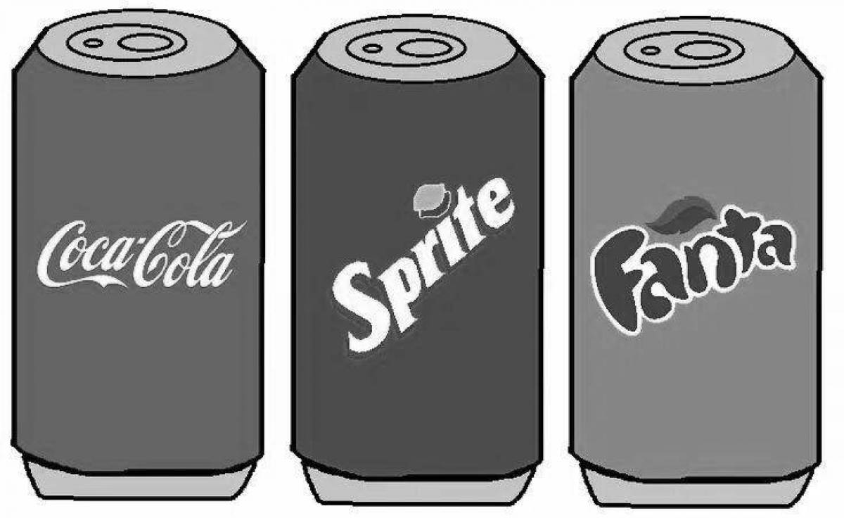 Раскраска веселая фанта