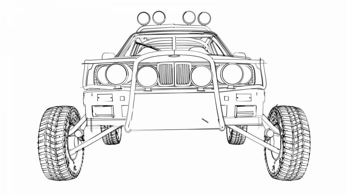 Fascinating rally coloring