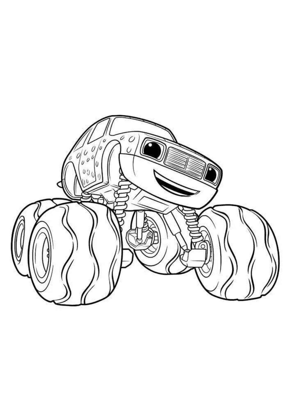 Удивительная страница раскраски рычания