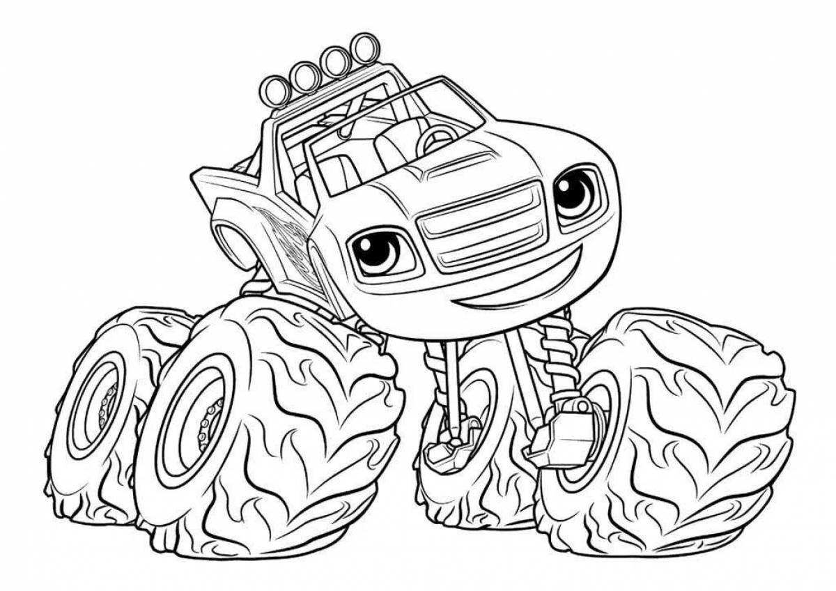 Amazing growl coloring page