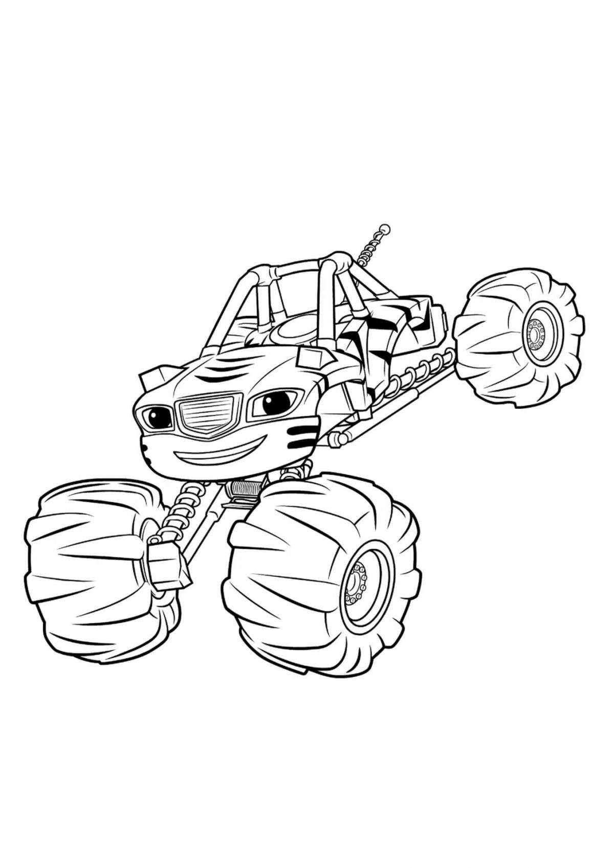 Восхитительная страница раскраски рычания