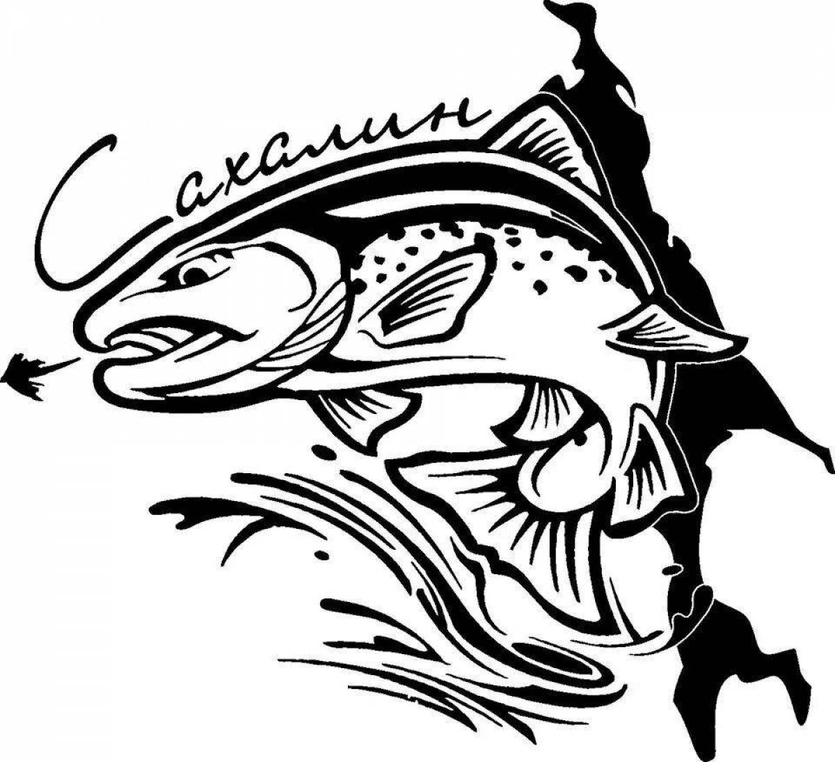 Coloring merry sakhalin