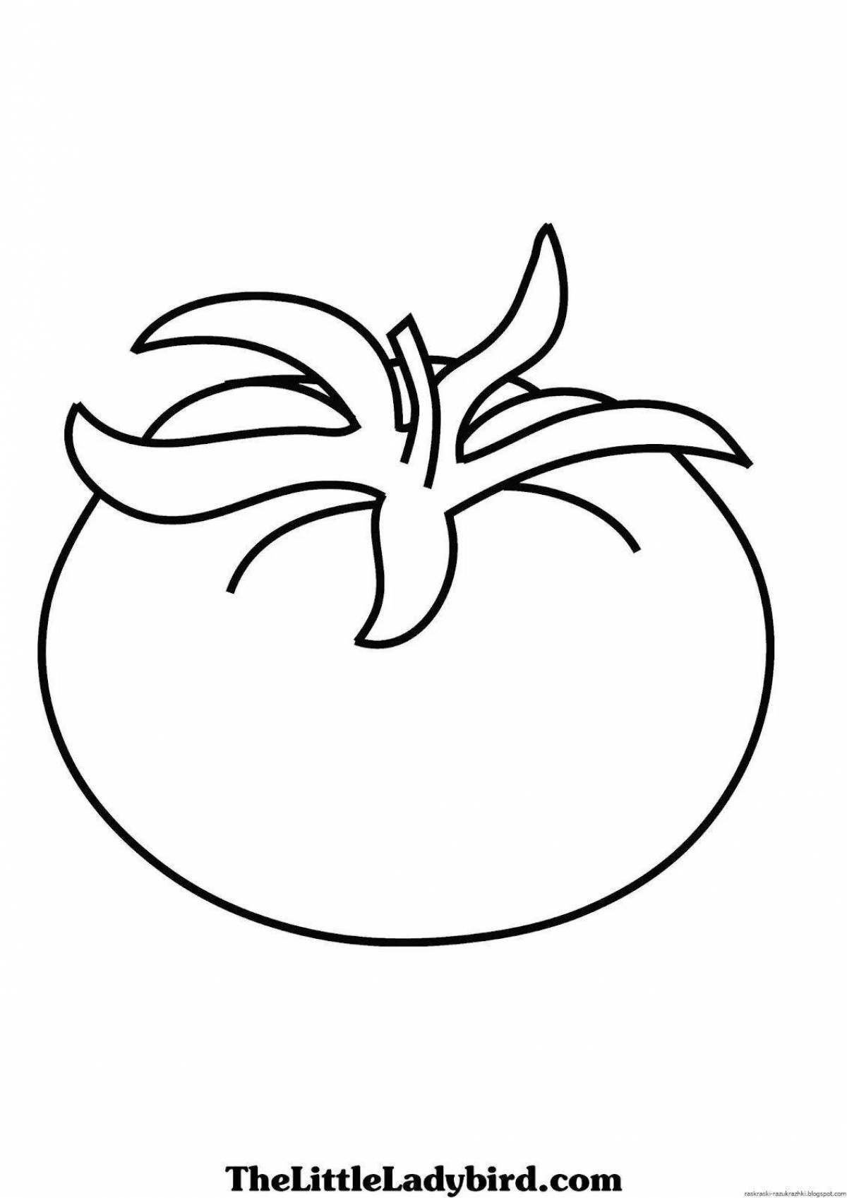 Ослепительно красная раскраска