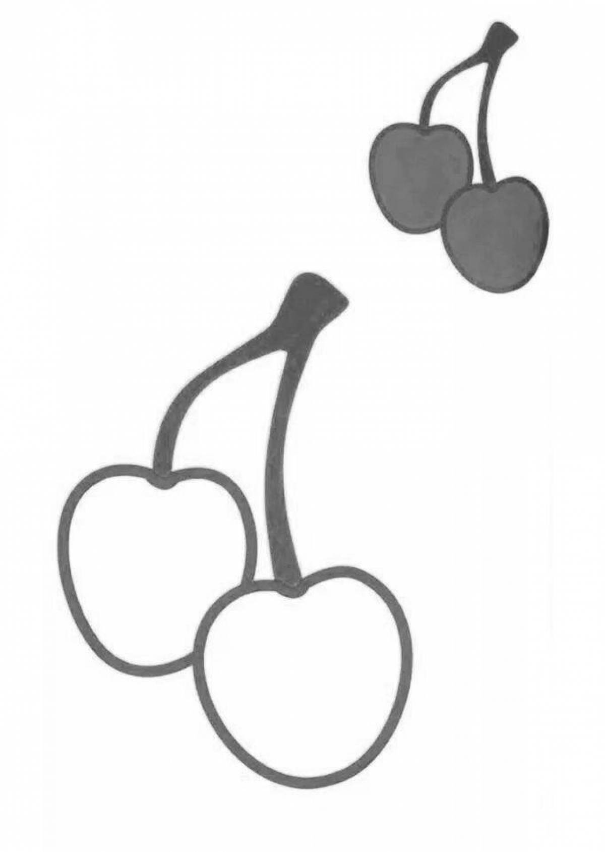 Гламурная красная раскраска