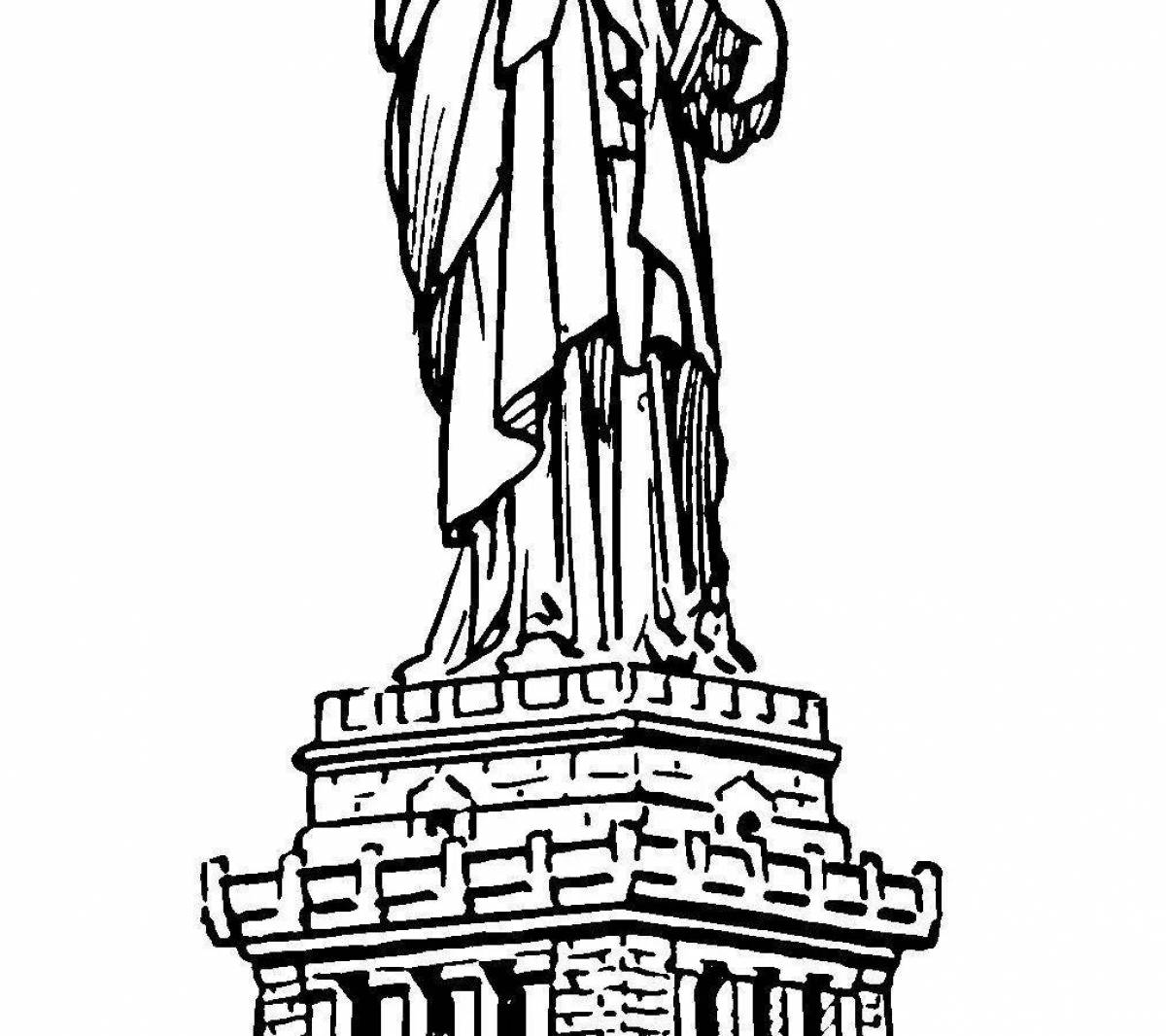 Wonderful coloring sculpture