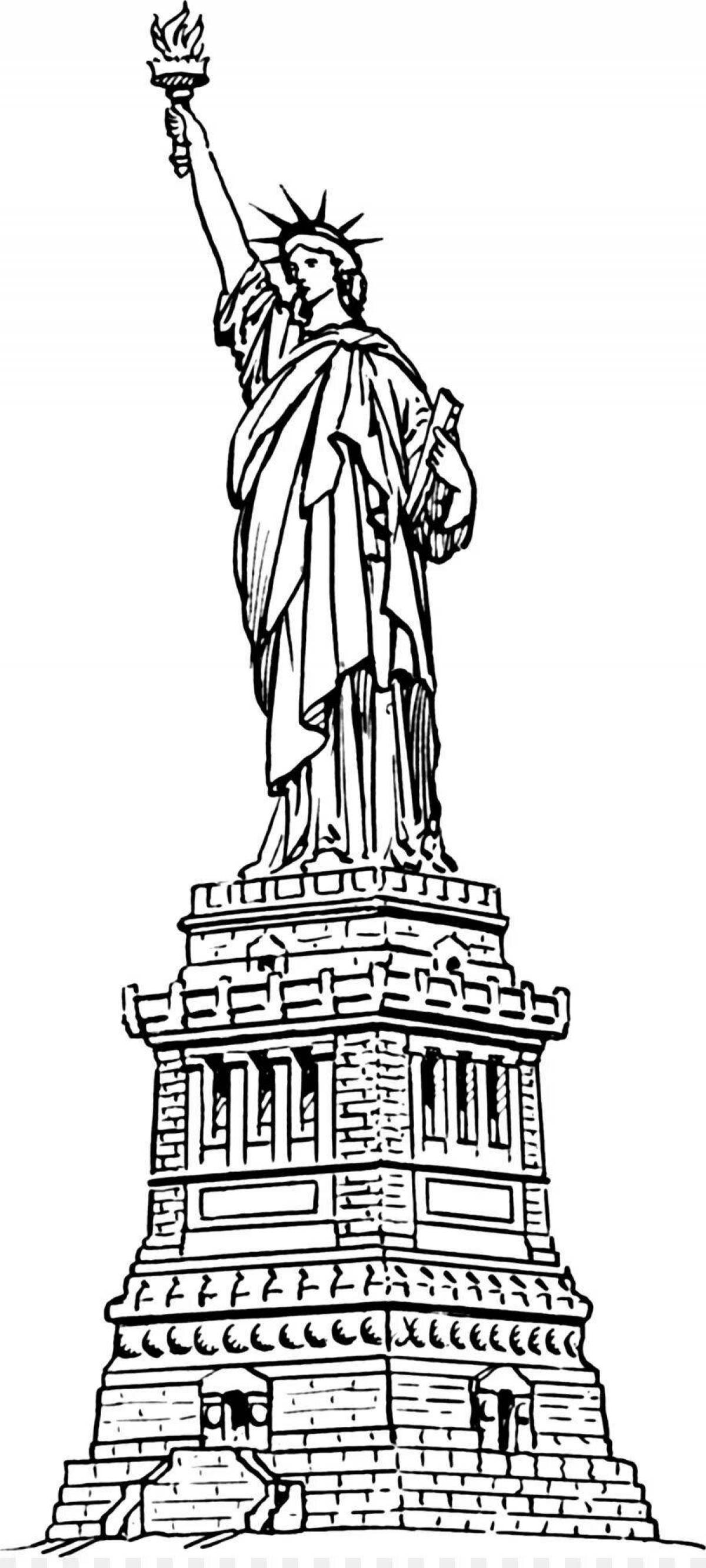 Perfect sculpture coloring page