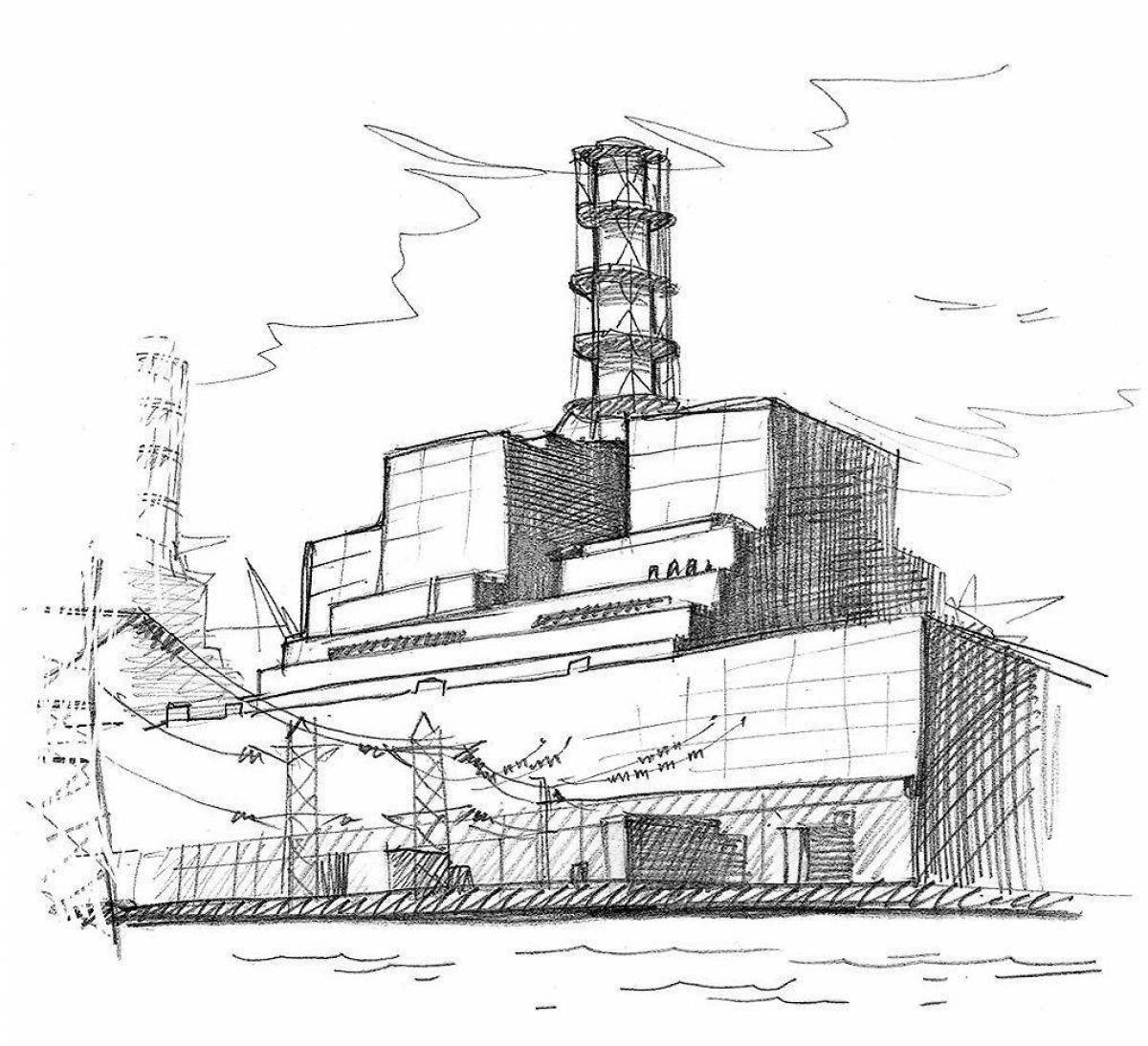 Coloring page incredible power plant