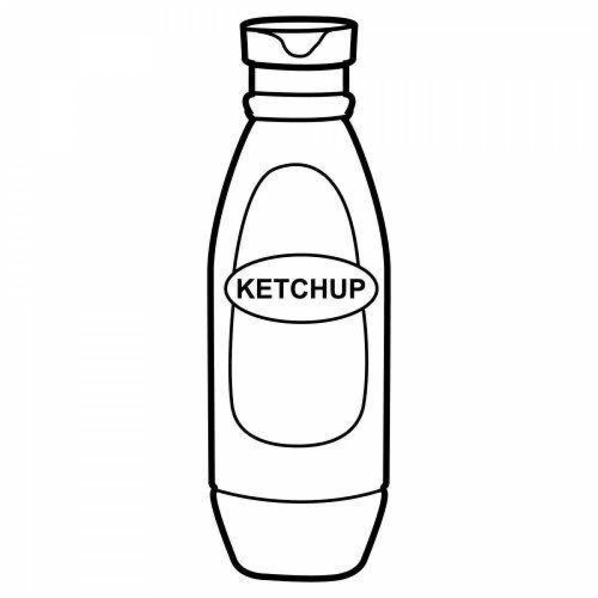 Color-bright mayonnaise coloring book