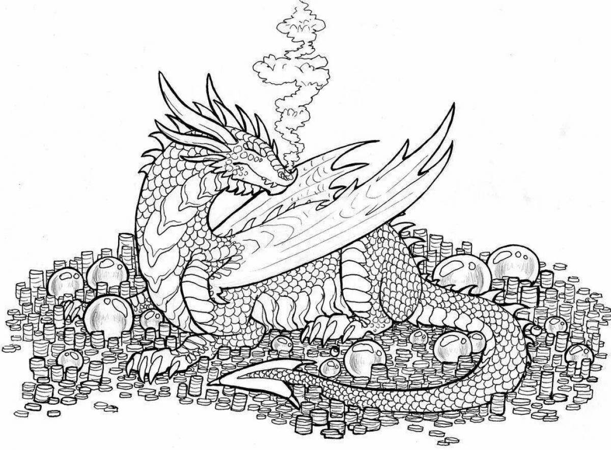 Great smaug coloring book