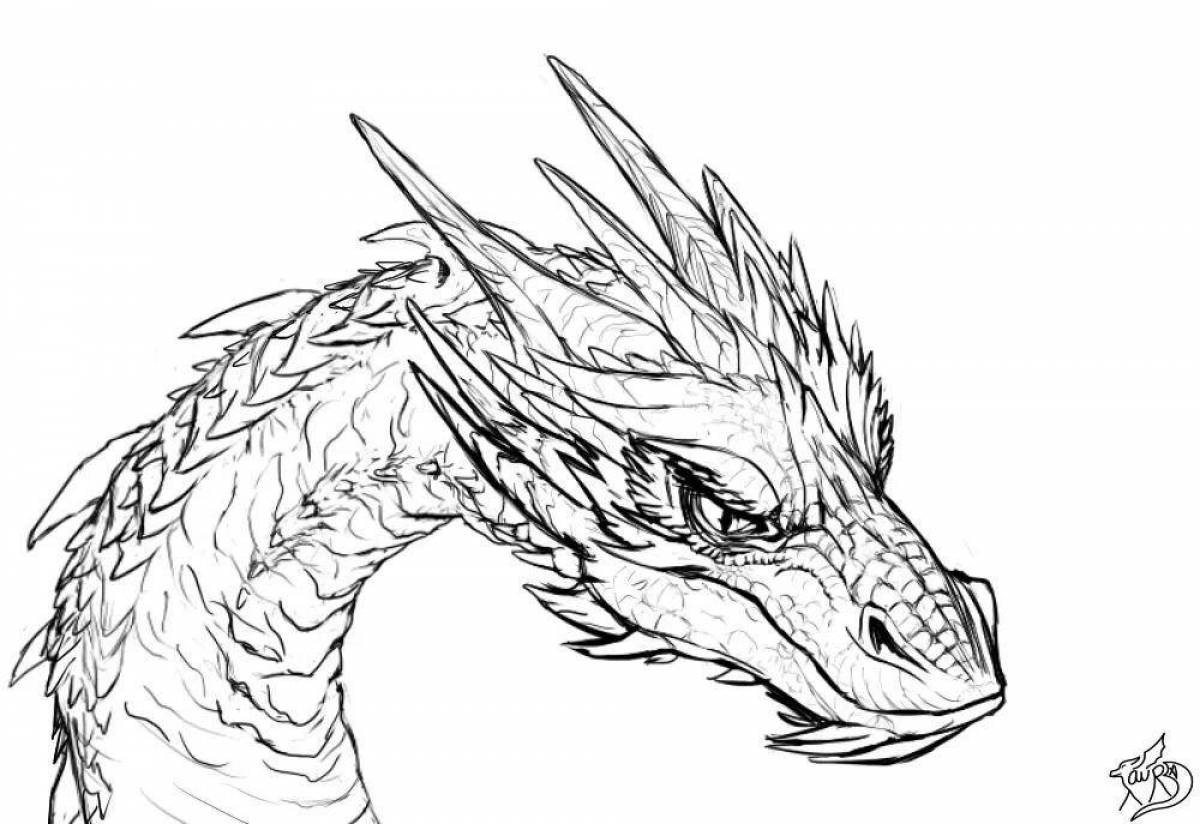 Exquisite smaug coloring book