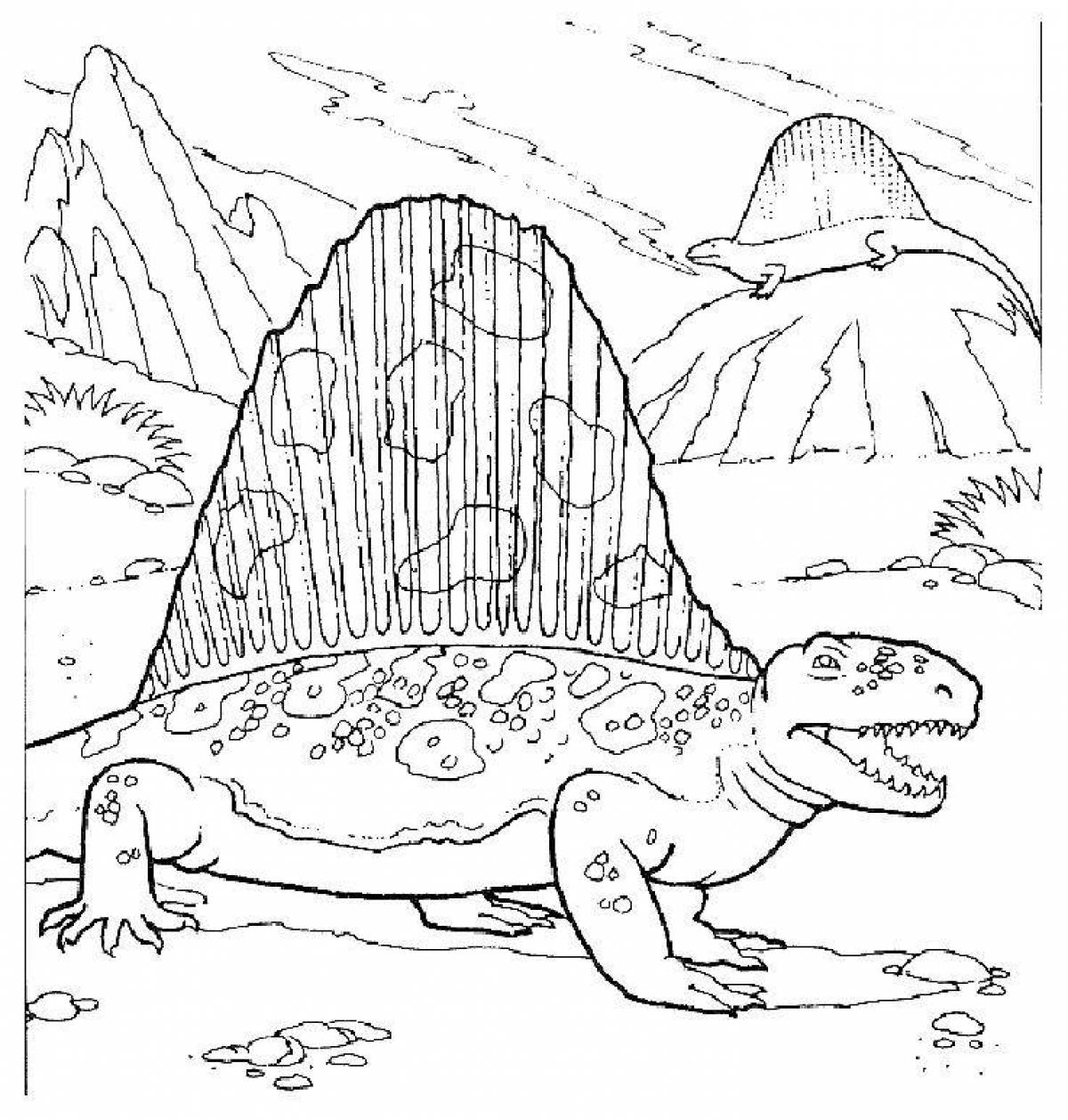 Dimetrodon coloring page