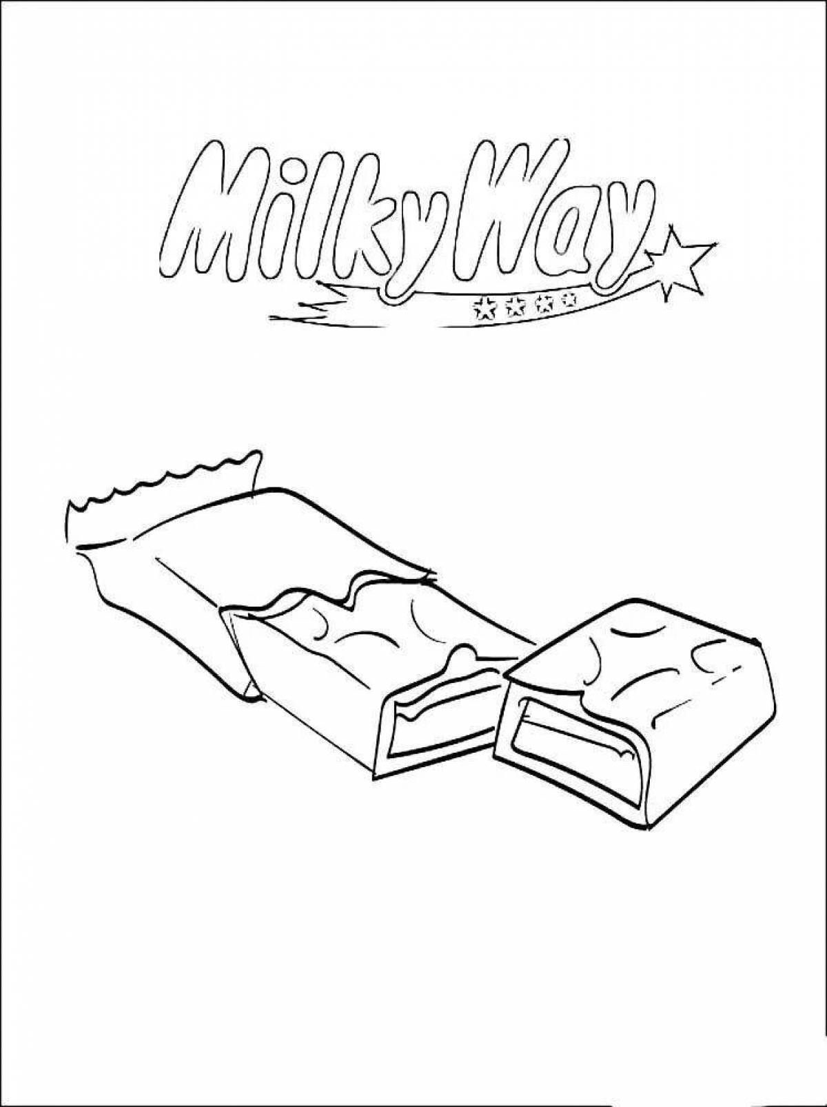 Milk's amazing coloring book