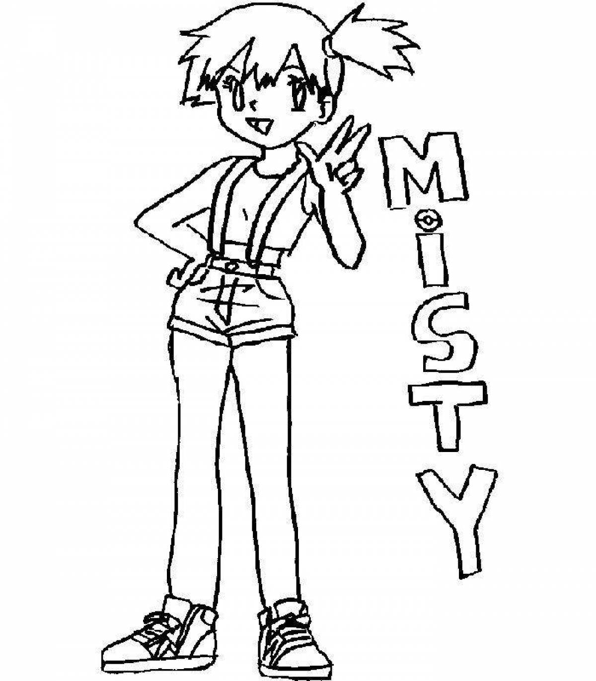 Coloring misty - tempting