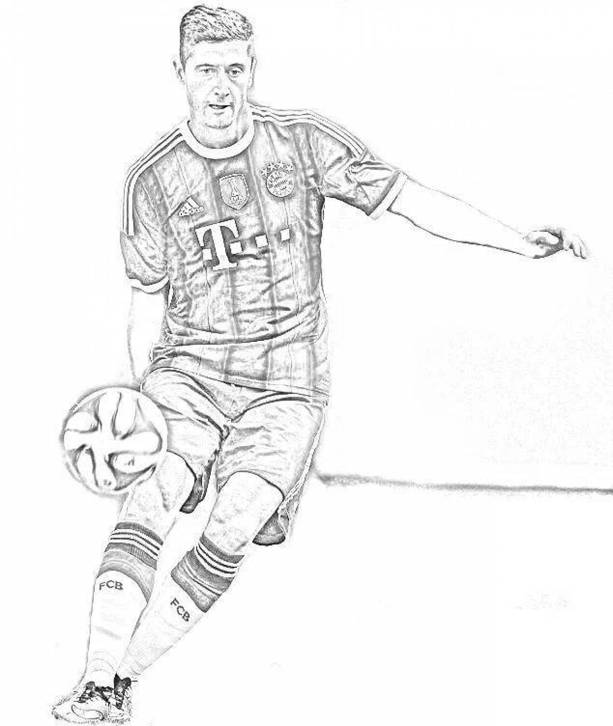 Lewandowski fun coloring